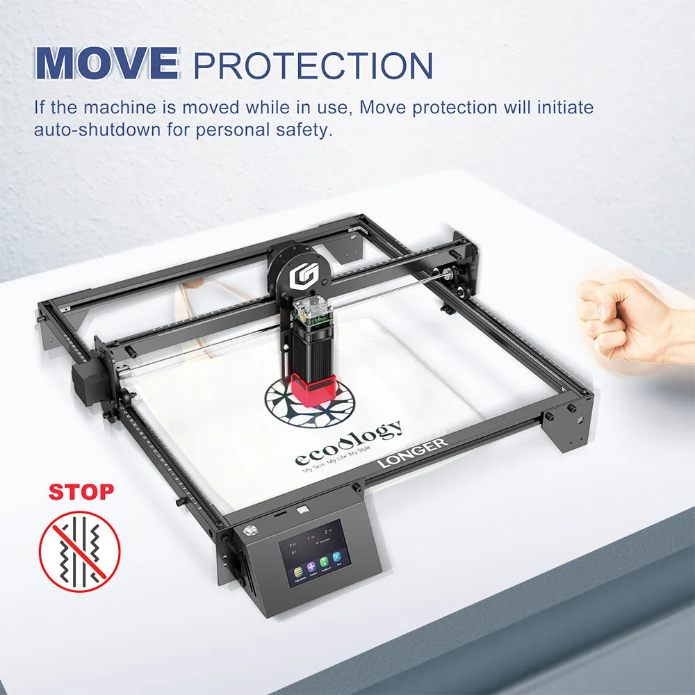 LONGER RAY5 10W Laser Engraver, 0.06x0.06mm