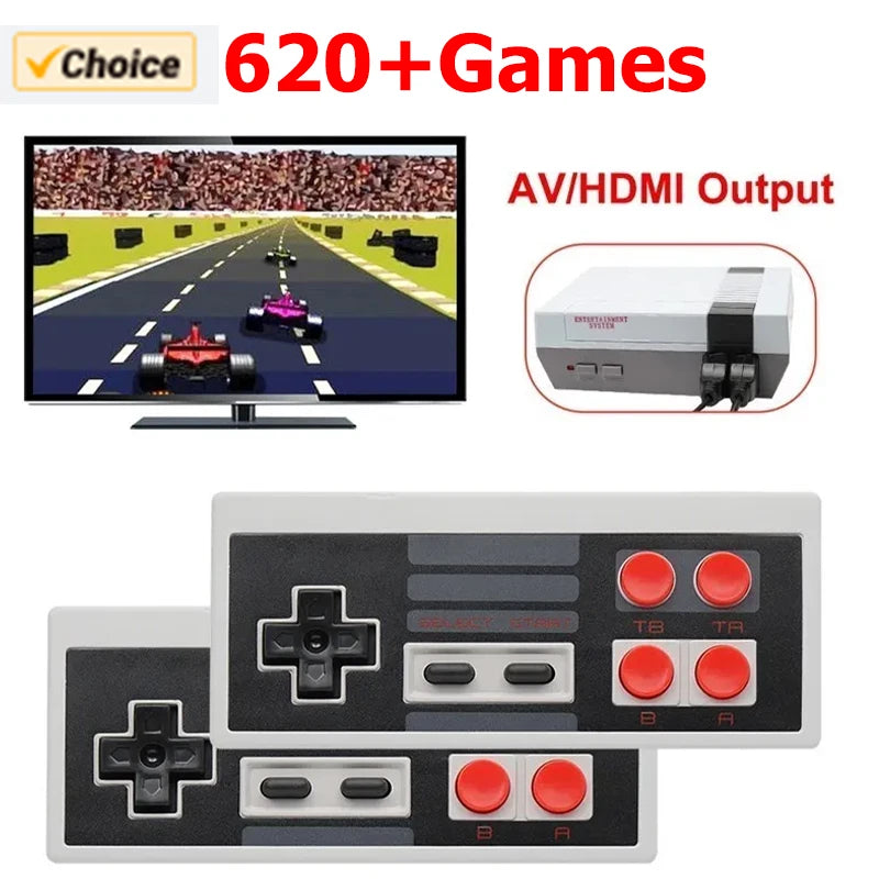 8 Bit Retro Video Game Consoles HDMI-Compatible (620 GAMES)